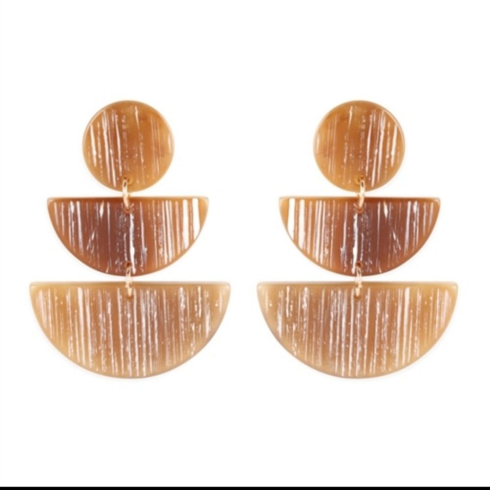 24333 Disc Drop Earrings
